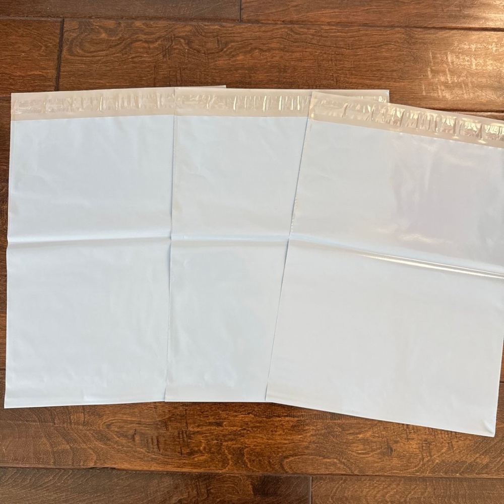 20 Pack - 12x15.5” Large Beautiful Light Blue Poly Mailers